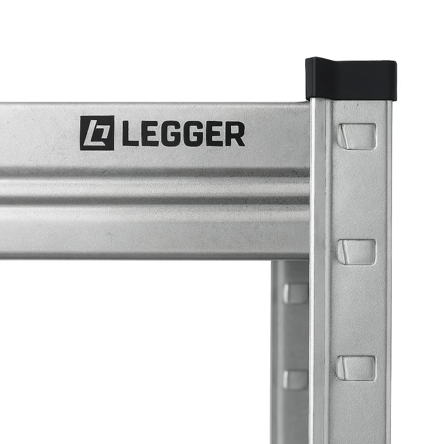 REGAŁ METALOWY - SREBRNY - UDŹWIG 1050 KG - 222x110x50 CM