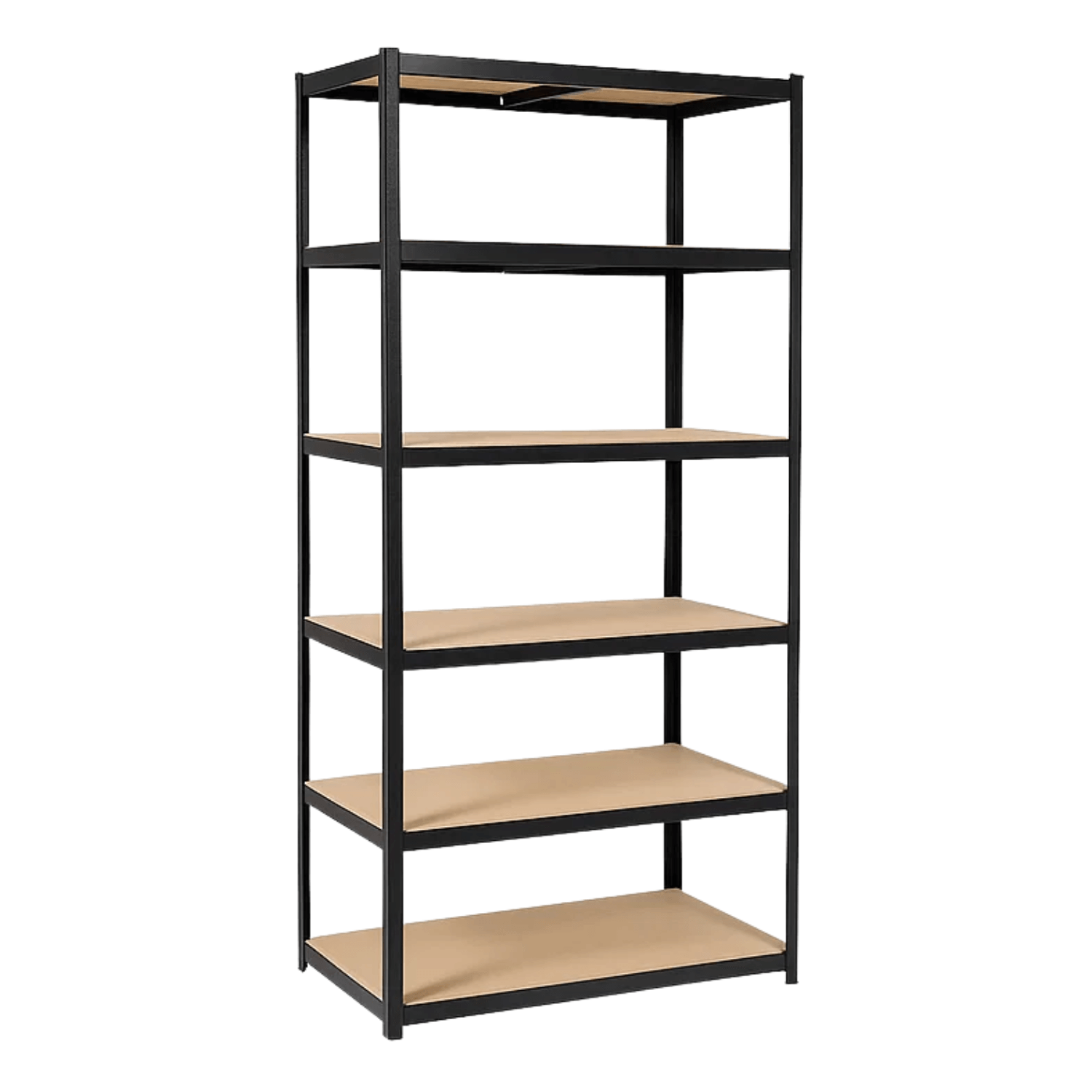 REGAŁ METALOWY - CZARNY - UDŹWIG 1050 KG - 222x110x50 CM