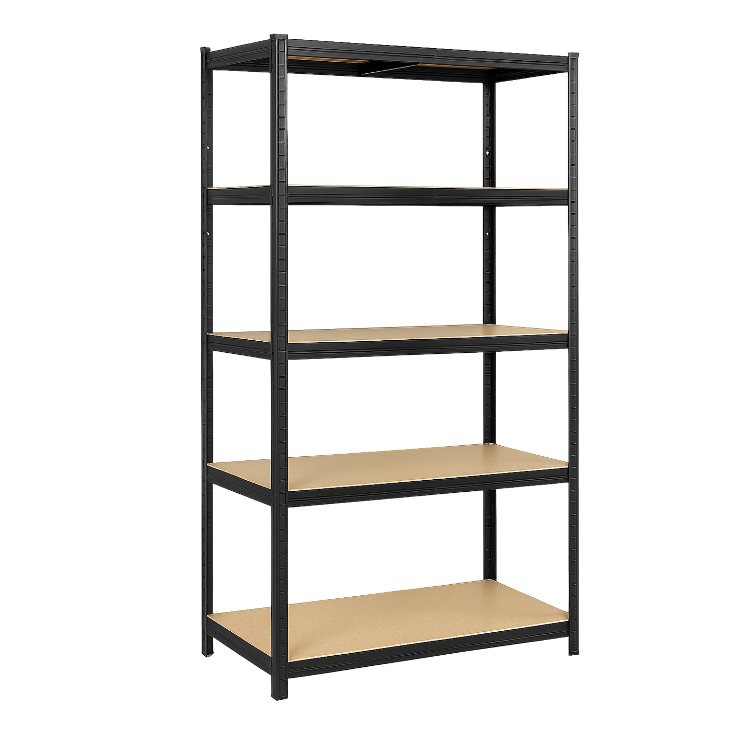 REGAŁ METALOWY - CZARNY - UDŹWIG 1000 KG - 180x100x60 CM