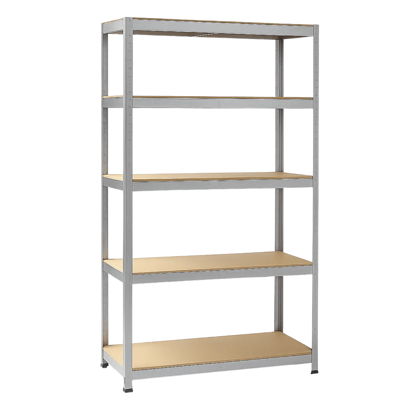 REGAŁ METALOWY - SREBRNY - UDŹWIG 1000 KG - 180x100x50 CM