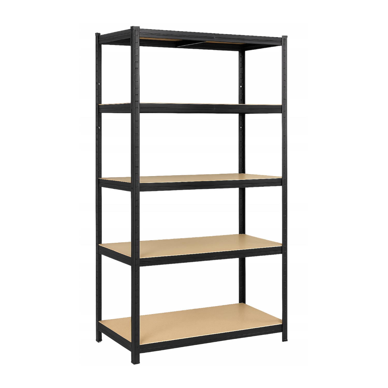 REGAŁ METALOWY - CZARNY - UDŹWIG 1000 KG - 180x90x40 CM